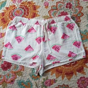Forever 21 Watermelon PJ shorts